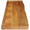 vidaXL Table Top Natural wood Solid mango wood 63X8 in Appealing Design