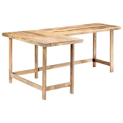 vidaXL Desk 71"x47.2"x30" Solid Mango Wood