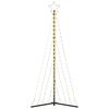 vidaXL LED Christmas Tree Warm White Powder-coated steel 71.7 in height