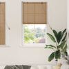 vidaXL Roller Blind with Curtains Manual Brown 35.43 x 62.99 in Bamboo