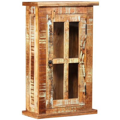 vidaXL Wall Cabinet Solid Reclaimed Wood 17.3"x8.3"x28.3"