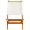 vidaXL Garden Chair Set of 2 Cream White