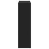 vidaXL Room Divider Bookcase Black Engineered wood Medium