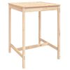 vidaXL Garden Bar Set Natural Solid pine wood Medium Minimalist