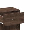 vidaXL Storage Cabinet Brown Oak Engineered Wood