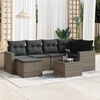 vidaXL Garden Sofa Set Grey