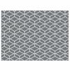 vidaXL Outdoor Rug ARAKIL grey and white 118.1" x 157.5" PP