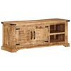 vidaXL TV Cabinet Natural wood Solid rough mango wood