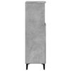 vidaXL Bathroom Cabinet Concrete grey Engineered wood Medium