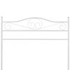 vidaXL Clothing Rack White Steel 35.4 x 17.3 x 68.5 in Decorative Inlays