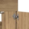 vidaXL 2 Piece Bathroom Furniture Set Artisan Oak Engineered Wood