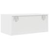 vidaXL TV Cabinet White Engineered Wood Medium TV Cabinet Rectangular
