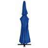 vidaXL Garden Parasol Azure Blue Polyester with PA coating Large