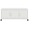 vidaXL TV Cabinet White Cold-rolled Steel Medium TV Cabinet