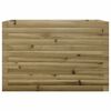vidaXL Garden Planter Natural Wood Solid Pine Wood Medium Garden Planter