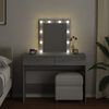 vidaXL Dressing Table Grey Sonoma Engineered wood, Glass Medium