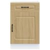 vidaXL Kitchen Base Cabinet Sonoma oak Engineered wood
