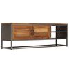 vidaXL TV Cabinet Recycled Teak Recycled Teak and Steel Medium