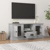 vidaXL TV Cabinet Concrete grey Engineered wood 39.4 in TV Cabinet