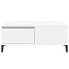 vidaXL Coffee Table White 35.4x19.7x14.4" Engineered Wood