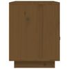 vidaXL Bedside Cabinet Honey Brown