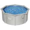 Bestway Swimming Pool White Steel 118.1 in Diameter Durable
