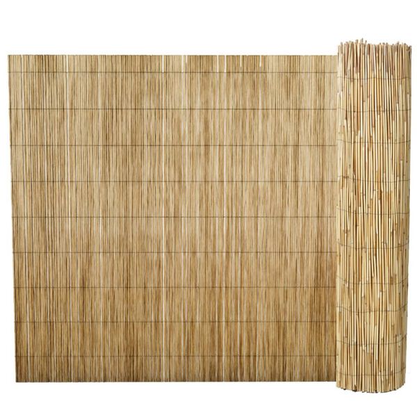 vidaXL Garden Reed Fence 196.9"x39.4"