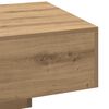 vidaXL Coffee Table Artisan oak Engineered wood Medium Durable