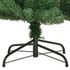 vidaXL Artificial Hinged Christmas Tree Green PVC 5.9 ft Foldable