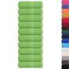 vidaXL Guest Towel Set of 10 Apple Green 100% Cotton 11.8 x 19.7 in