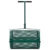 vidaXL Compost Spreader Green Steel Standard Height-Adjustable