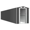 vidaXL Garden Shed Anthracite Galvanized Steel Large Garden Shed