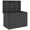 vidaXL Cushion Box Anthracite Polypropylene Medium Cushion Box
