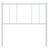 vidaXL Metal Headboard White 39.4"