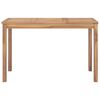 vidaXL Dining Table Warm Brown