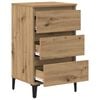 vidaXL Bedside Cabinet Artisan Oak 17.72 x 13.78 x 17.32 in
