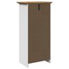 vidaXL Bathroom Cabinet White and Brown