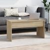 vidaXL Coffee Table Sonoma oak Engineered wood Medium Height-Adjustable