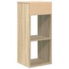 vidaXL Book Cabinet Sonoma Oak Engineered Wood Medium Book Cabinet