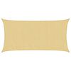 vidaXL Sun Shade Sail Sand 14.8x8.2' 100% Polyester Oxford