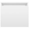 vidaXL Table Glossy White Engineered Wood 39.4 x 18.9 x 15.7 in