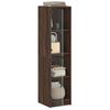 vidaXL Highboard Brown Oak Engineered wood 56 in tall Highboard