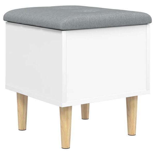 vidaXL Storage Bench White
