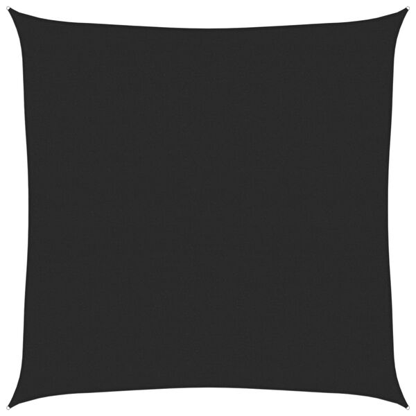 vidaXL Sunshade Sail 1.75 oz/ft&sup2; Black 14.8x14.8' HDPE