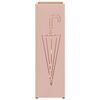 vidaXL Umbrella Stand Pink 15.5 x 15.5 x 49 cm Metal