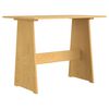 vidaXL Dining Table with Bench "REINE" Honey Brown Solid Wood Pine