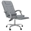 vidaXL Massage Office Chair Light gray