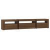 vidaXL TV Cabinet Brown Oak Engineered wood TV Cabinet Rectangular