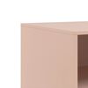 vidaXL TV Cabinet Pink Cold-rolled steel 26.4 x 15.4 x 17.3 in