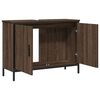 vidaXL Bathroom Sink Cabinet Brown Oak Engineered wood